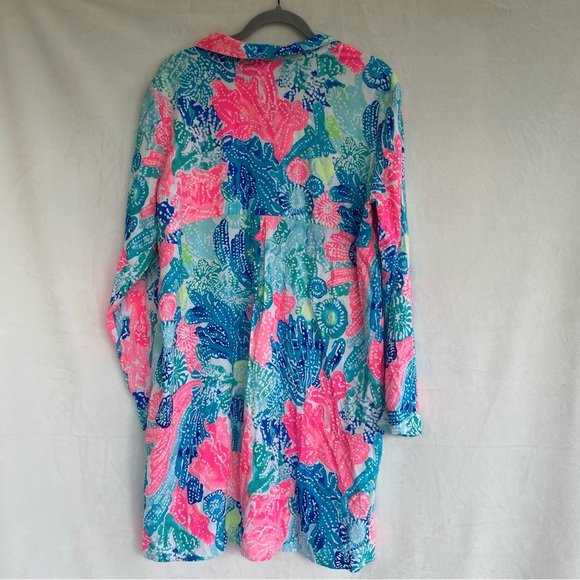 Lily Pulitzer Lillith Tunic Dress In Multi Boho Batik - Picture 6 of 8